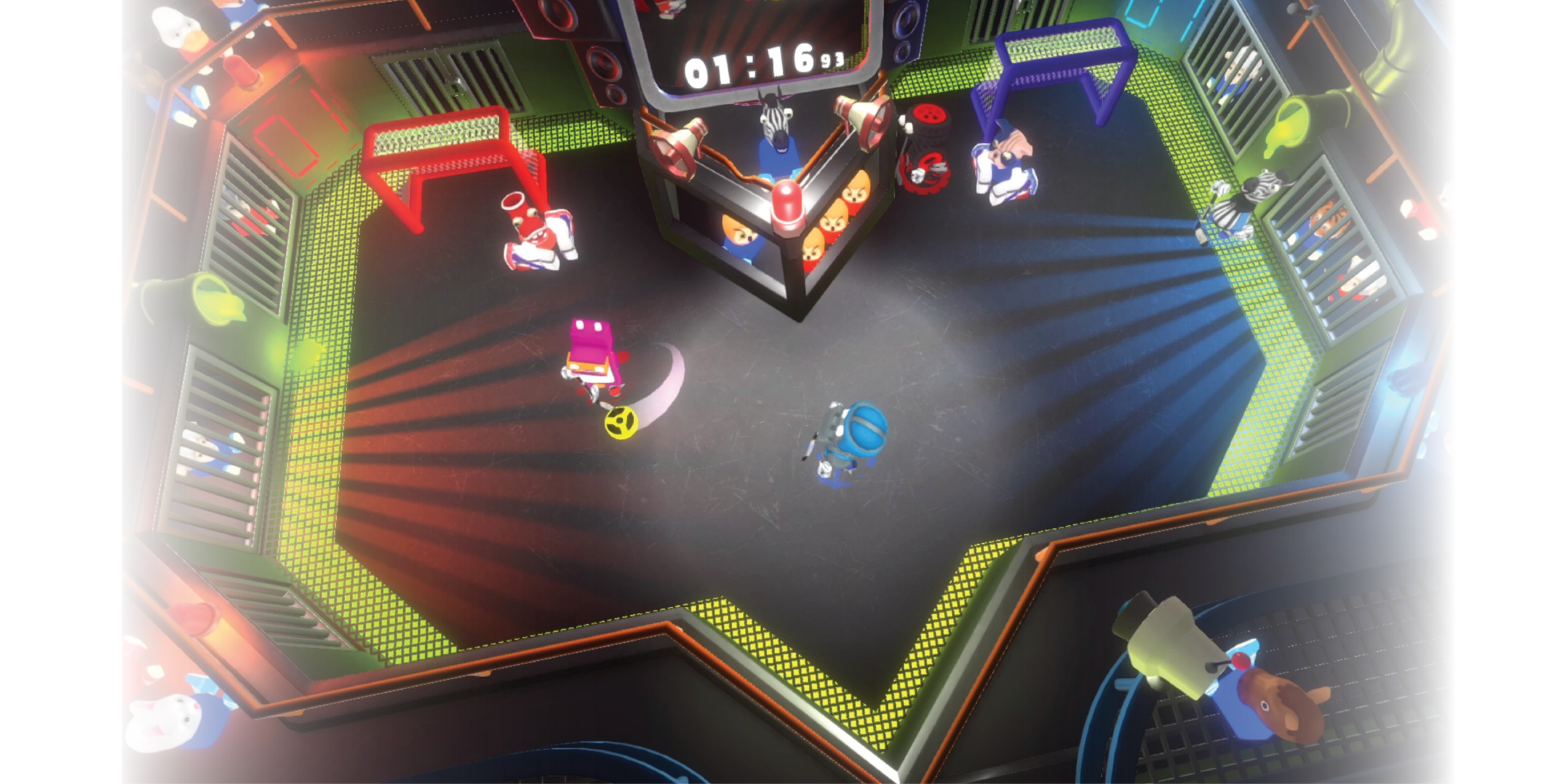 Gameplay screenshot of game Puck Buddies by Wheel, Snipe and Celly