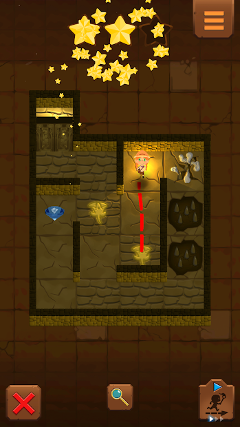 Gameplay screenshot of game Trail of Relics by Lunar Byte
