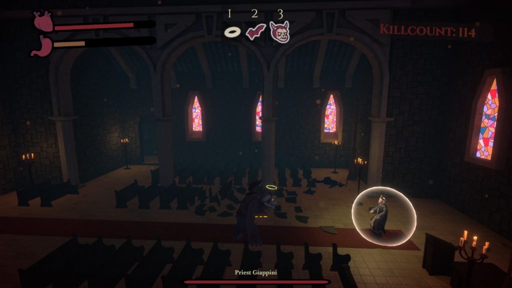 Gameplay screenshot of game Appetite for Detestation by Team XS