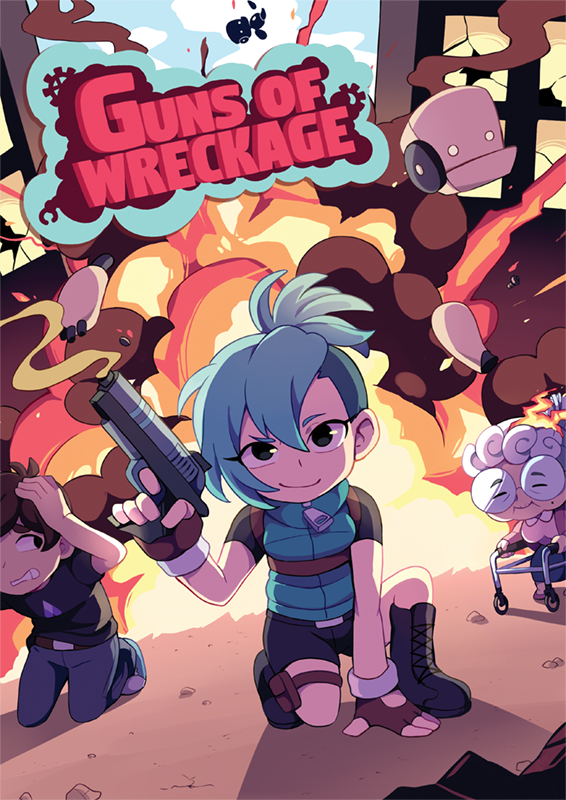 Illustration of game Guns of Wreckage by team Wreckage